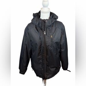 Swiss Alps Women’s Black Hooded Jacket Size XL